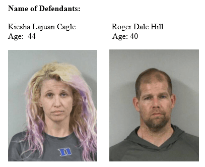 Cagle, Kiesha Lajuan and Hill, Roger Dale