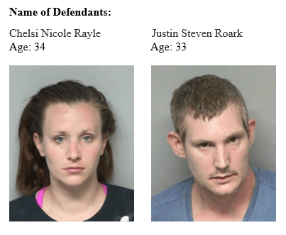 Rayle, Chelsi Nicole   Roark, Justin Steven