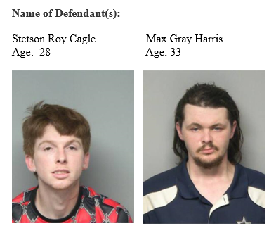 -Cagle, Stetson Roy and Harris, Max Gray