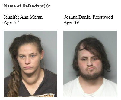 Moran, Jennifer Ann and Prestwood, Joshua Daniel