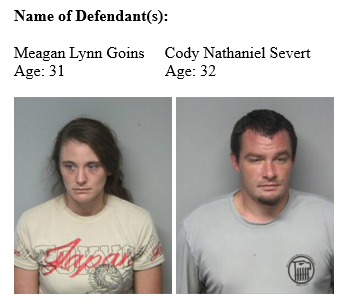 Goins, Meagan Lynn and Severt, Cody Nathaniel